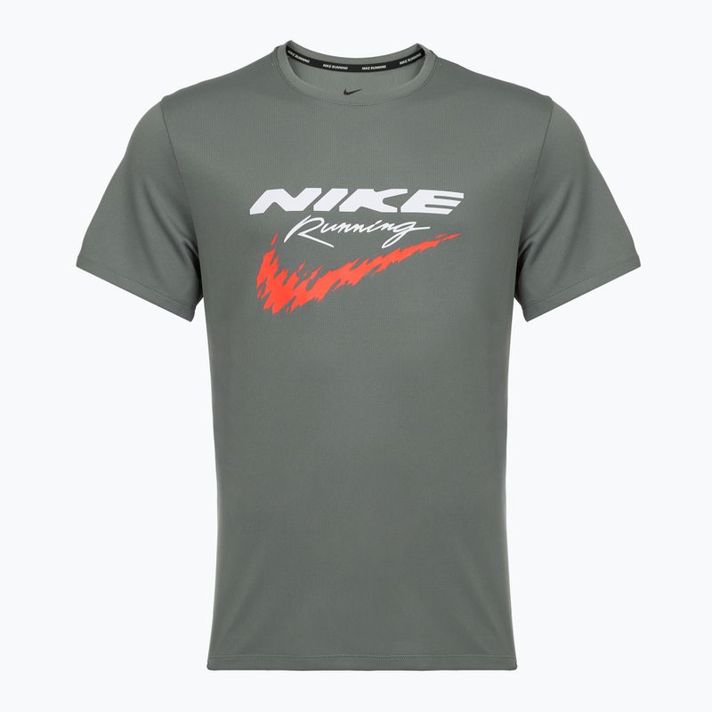 Vyriški bėgimo marškinėliai Nike Miler Dri-Fit UV smoke grey 6
