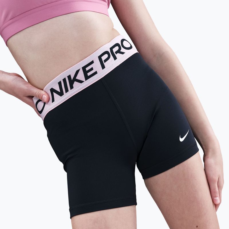 Vaikiški šortai Nike Pro black/med soft pink/white 6