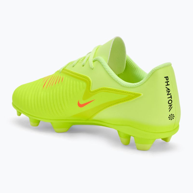 Vaikiški futbolo bateliai Nike Phantom 6 Low Club MG hyper crimson/limelight/black 3