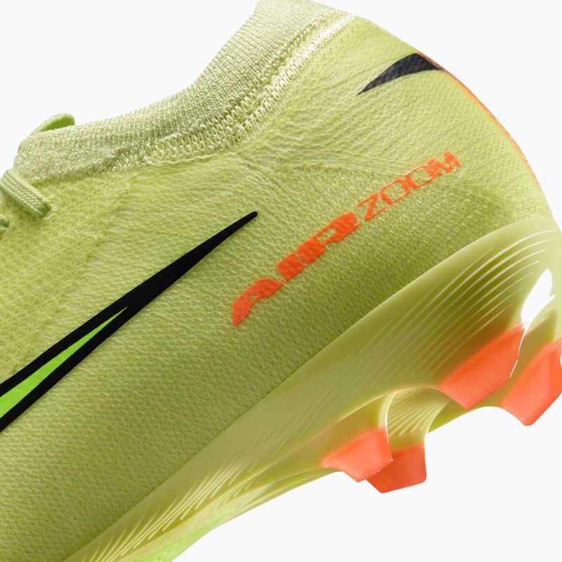 Vaikiški futbolo bateliai Nike Jr. Mercurial Vapor 16 Pro FG limelight/hyper crimson/volt 9