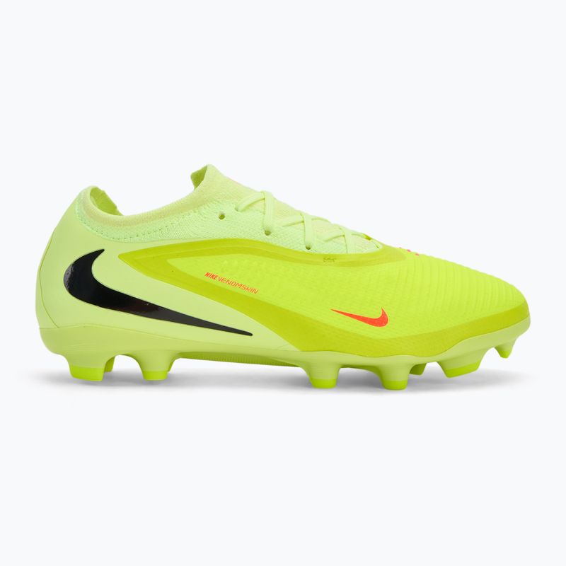 Vaikiški futbolo bateliai Nike Phantom 6 Low Pro FG/MG hyper crimson/limelight/black 2