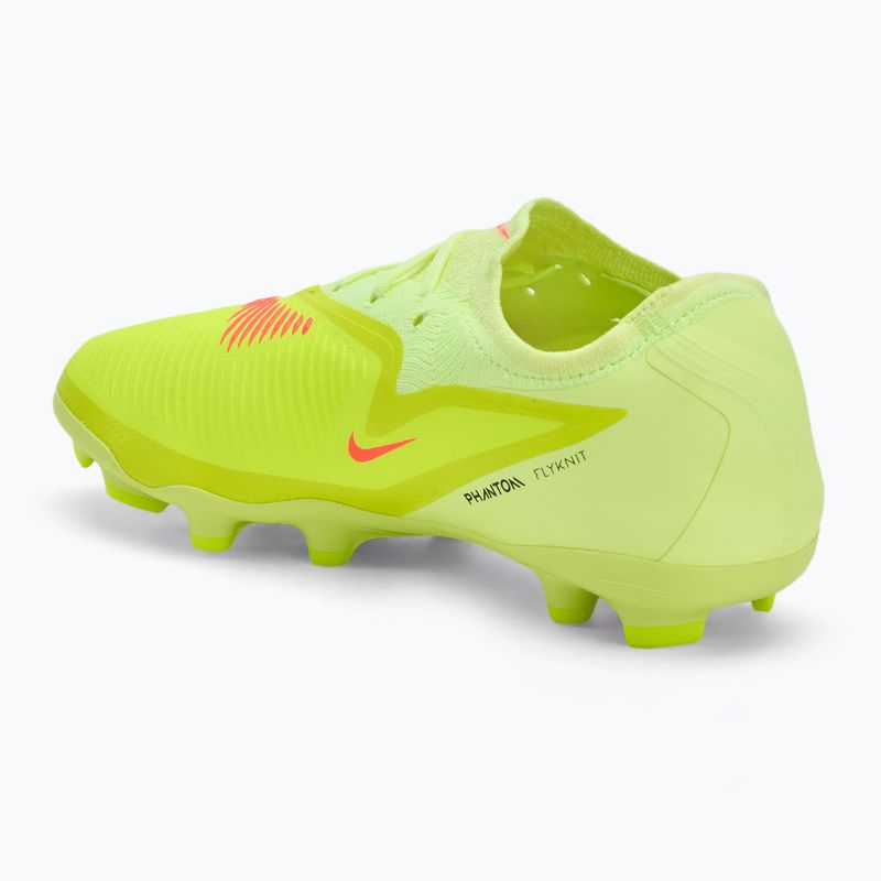Vaikiški futbolo bateliai Nike Phantom 6 Low Pro FG/MG hyper crimson/limelight/black 3