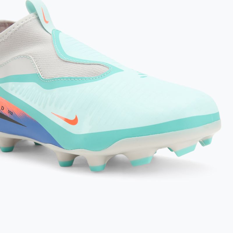Vaikiški futbolo bateliai Nike United Phantom 6 High Academy Jr FG/MG pistachio frost/hyper orange 7