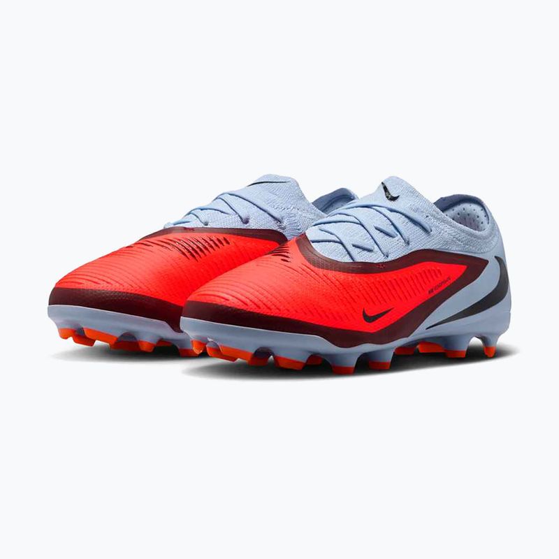 Nike Phantom 6 Low Pro FG/MG vaikiški futbolo bateliai royal tint/bright crimson/black 10