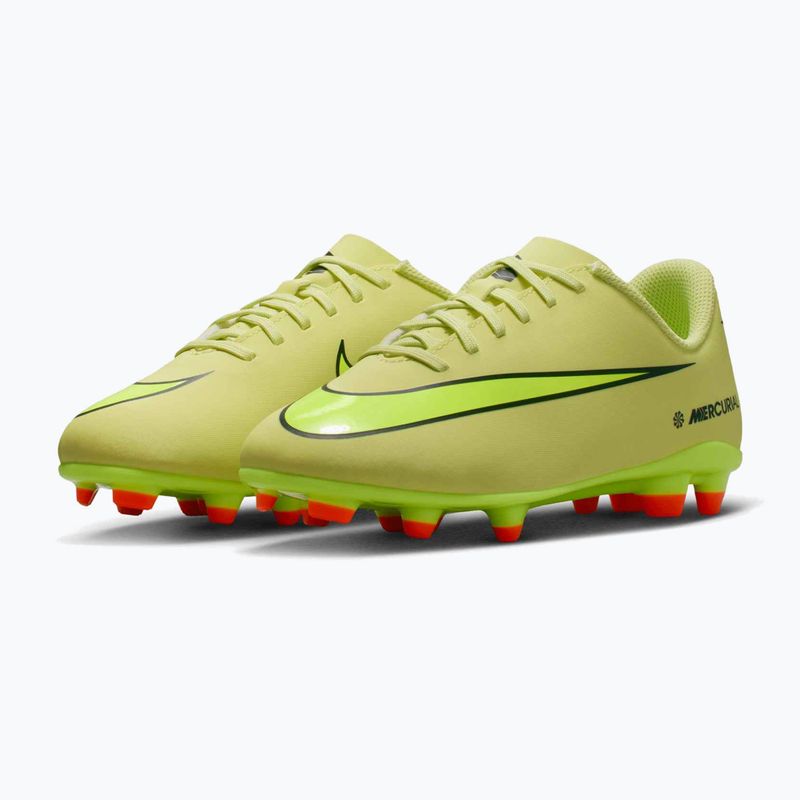 Vaikiški futbolo bateliai Nike Mercurial Vapor 16 Club FG/MG limelight/hyper crimson/volt 3
