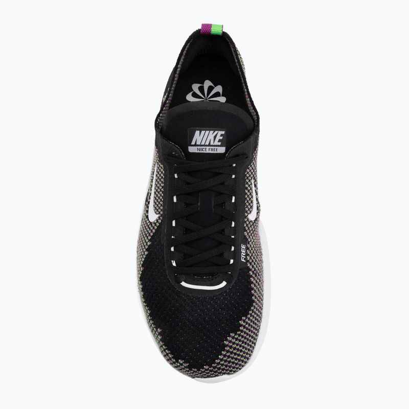 Vyriški treniruočių batai Nike Free 2025 black/white/green strike/vivid purple 5