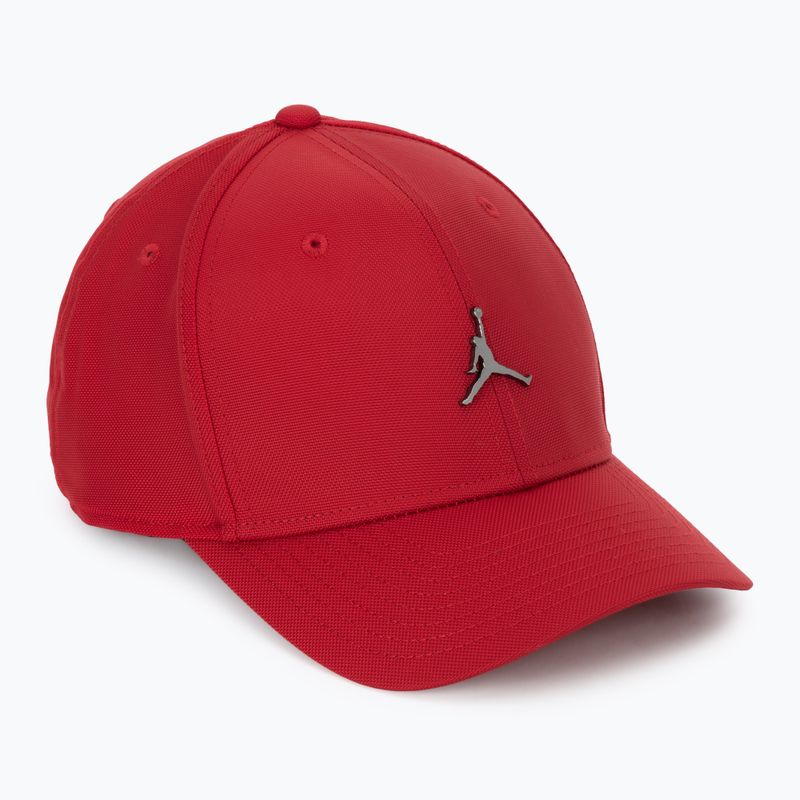 Kepurė su snapeliu Jordan Rise Structured Metal Jumpman gym red/r511