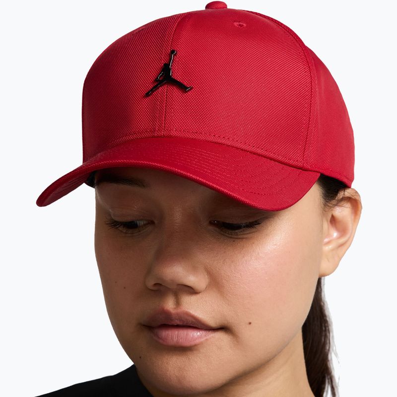 Kepurė su snapeliu Jordan Rise Structured Metal Jumpman gym red/r511 9