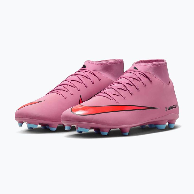 Vyriški futbolo bateliai Nike Mercurial Superfly 10 Club FG/MG magic flamingo/black/total crimson 10