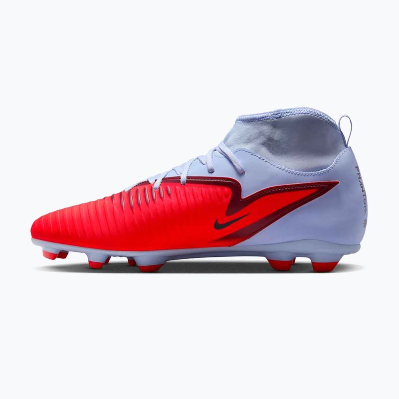 Vyriški Nike Phantom 6 High Club FG/MG futbolo bateliai royal tint/bright crimson 2