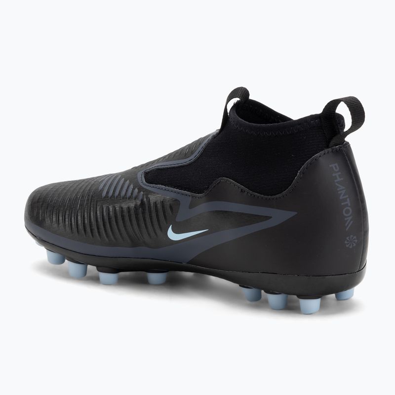 Nike Phantom 6 High Academy AG juodos/juodos spalvos vaikiški futbolo bateliai 3