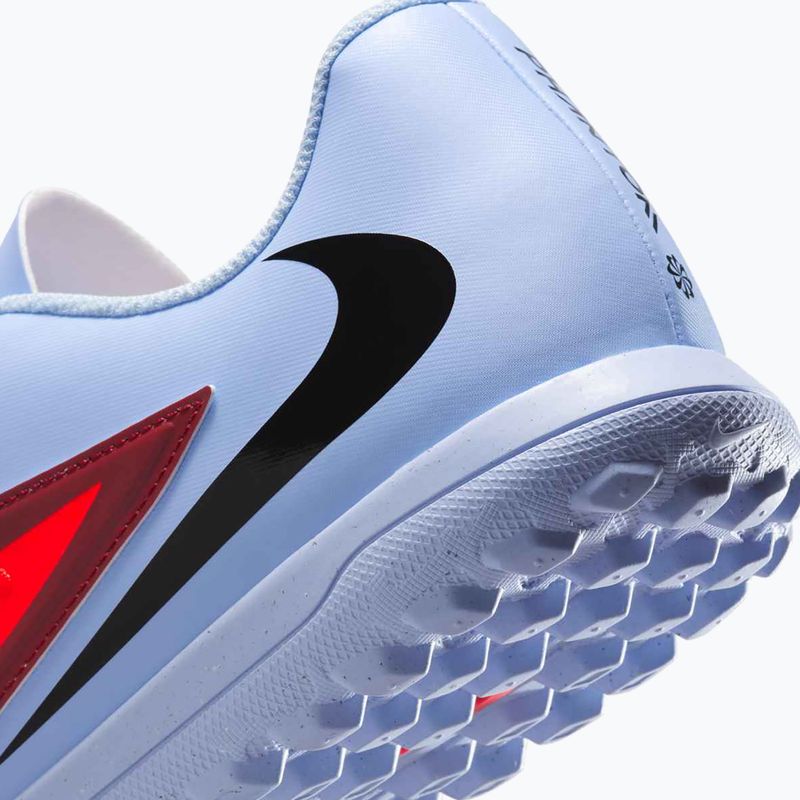 Vyriški Nike Phantom 6 Low Club TF futbolo bateliai royal tint/bright crimson/black 8