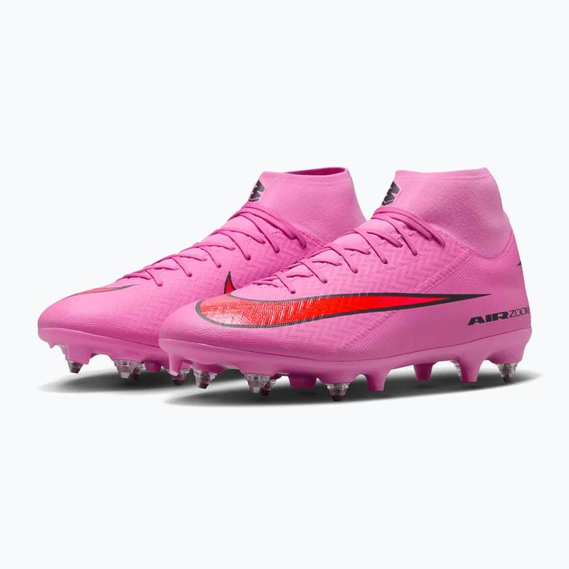Vyriški futbolo bateliai Nike Mercurial Superfly 10 Academy SG-Pro magic flamingo/black/total crimson 10