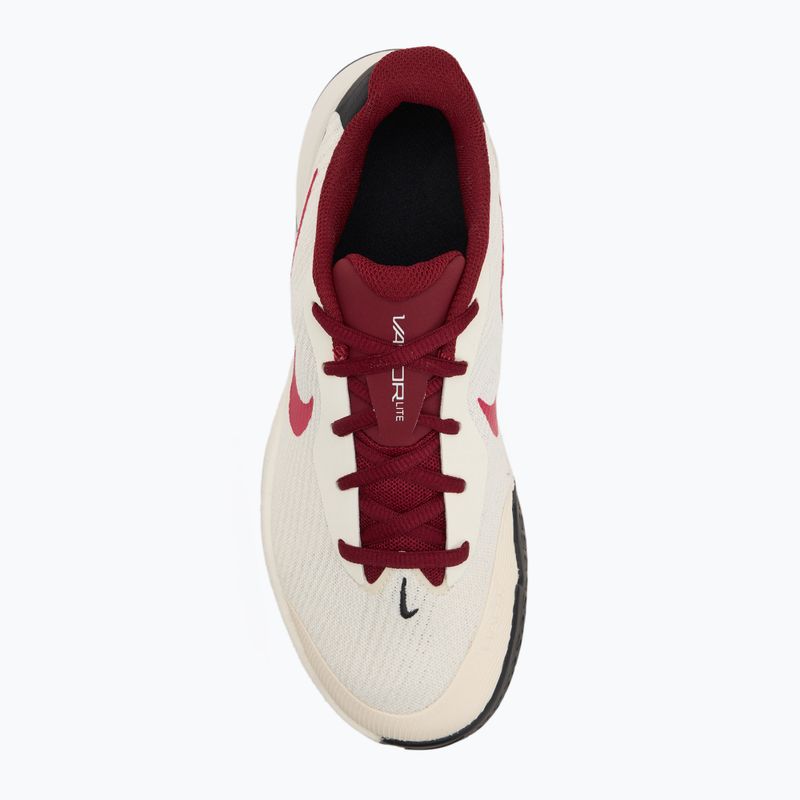 Moteriški teniso batai Nike Vapor Lite 3 pale ivory / rush pink / sail / team red 5