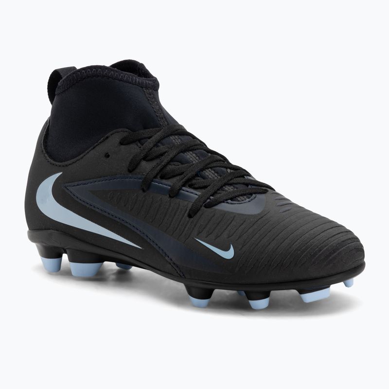 Nike Phantom 6 High Club FG/MG juodos/juodos spalvos vaikiški futbolo bateliai