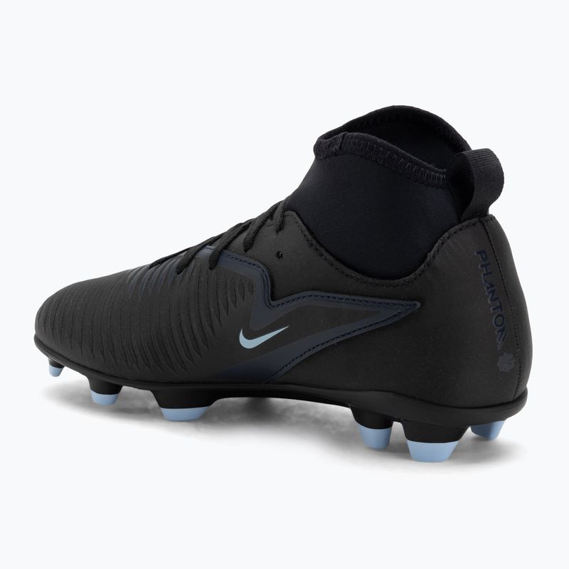 Nike Phantom 6 High Club FG/MG juodos/juodos spalvos vaikiški futbolo bateliai 3