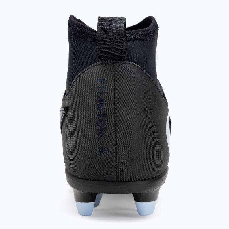 Nike Phantom 6 High Club FG/MG juodos/juodos spalvos vaikiški futbolo bateliai 6