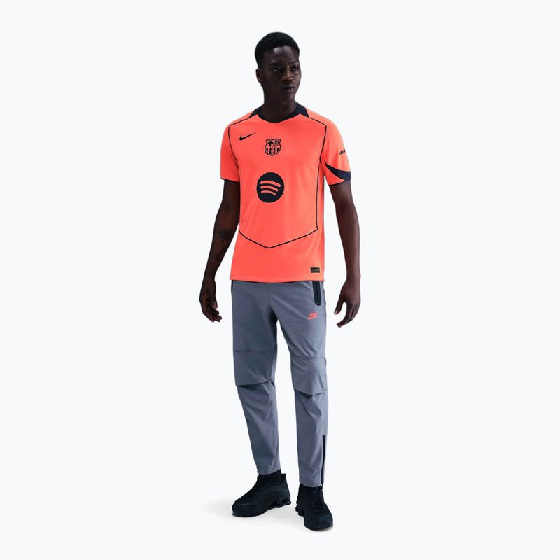 Vyriški futbolo marškinėliai Nike FC Barcelona 2025/26 Stadium Third bright mango/midnight navy/midnight navy 2