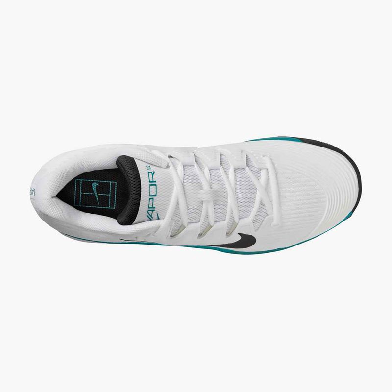 Vyriški teniso batai Nike Vapor 12 white / black / radiant emerald 13