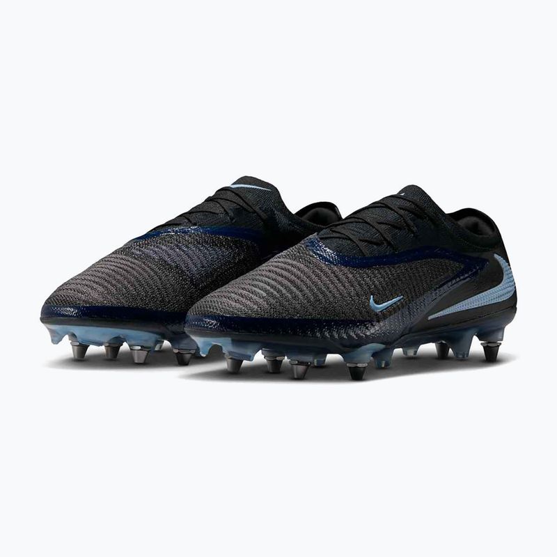 Vyriški Nike Phantom 6 Low Elite SG-Pro futbolo bateliai black/black 8