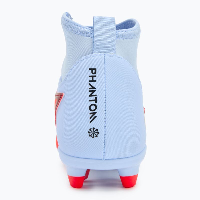 Nike Phantom 6 High Club FG/MG vaikų futbolo bateliai royal tint/bright crimson 6