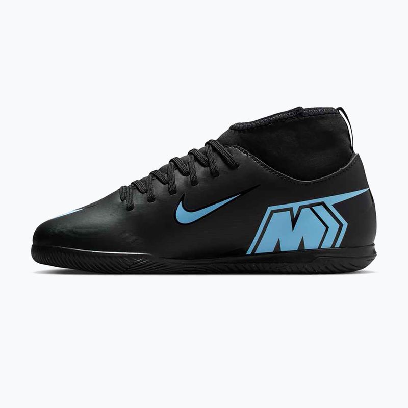 Vaikiški futbolo bateliai "Nike Mercurial Superfly 10 Club" juodi/lediniai mėlyni 9