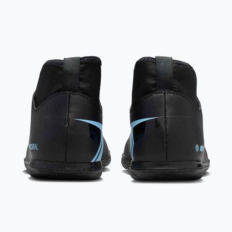 Vaikiški futbolo bateliai "Nike Mercurial Superfly 10 Club" juodi/lediniai mėlyni 11