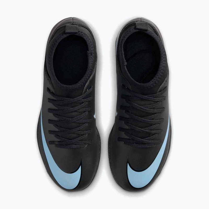 Vaikiški futbolo bateliai "Nike Mercurial Superfly 10 Club" juodi/lediniai mėlyni 13