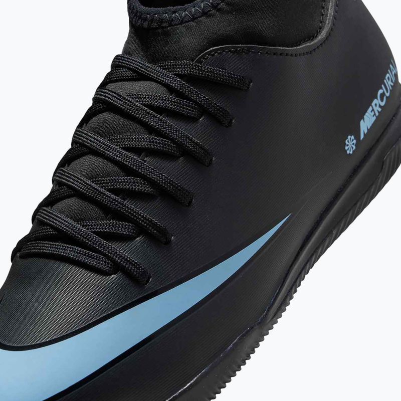 Vaikiški futbolo bateliai "Nike Mercurial Superfly 10 Club" juodi/lediniai mėlyni 14