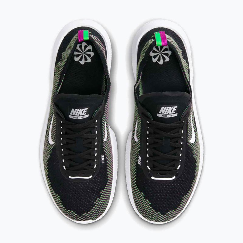 Vyriški treniruočių batai Nike Free 2025 black/white/green strike/vivid purple 8