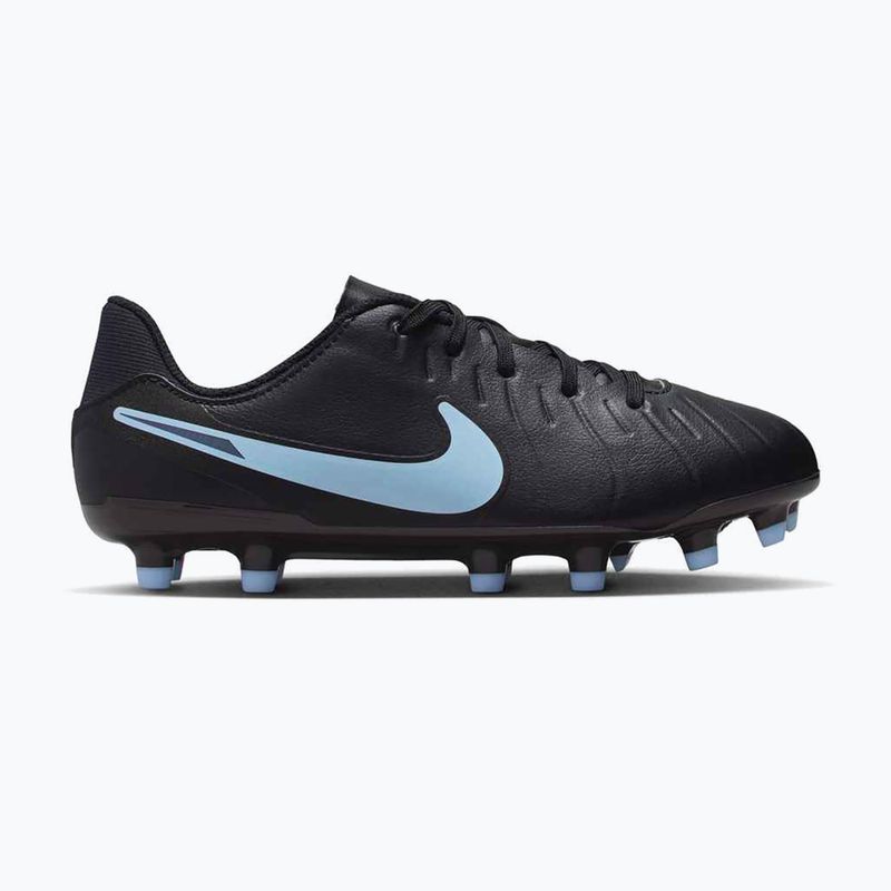Vaikiški futbolo bateliai Nike Tiempo Legend 10 Academy FG/MG black/black 8