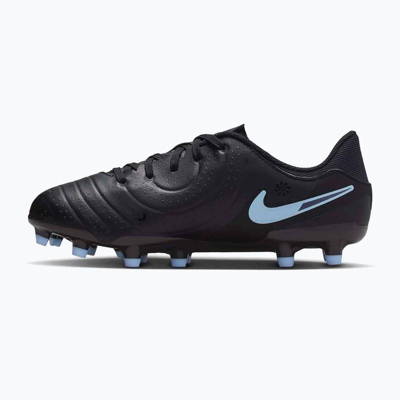 Vaikiški futbolo bateliai Nike Tiempo Legend 10 Academy FG/MG black/black 9