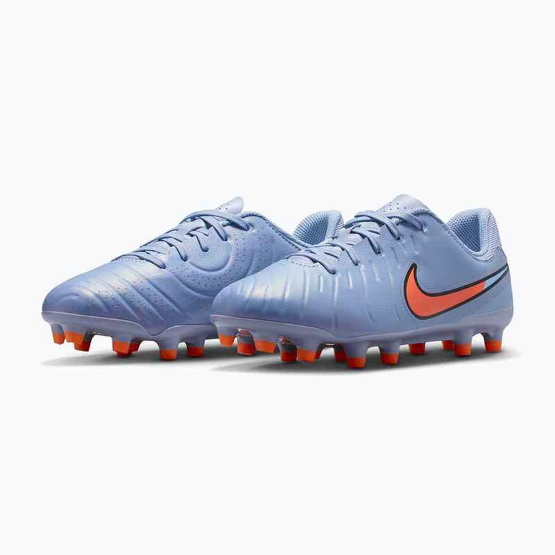 Nike Tiempo Legend 10 Academy FG/MG blue eclipse/black vaikų futbolo bateliai 3