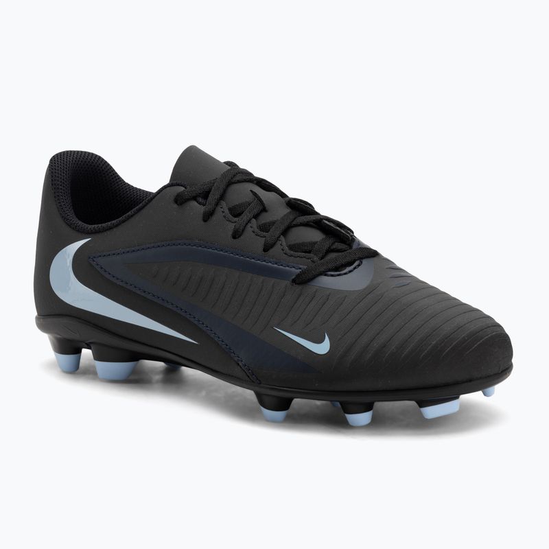 "Nike Phantom 6 Low Club MG" juodos/juodos spalvos vaikiški futbolo bateliai