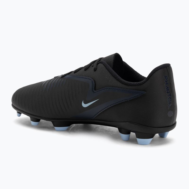 "Nike Phantom 6 Low Club MG" juodos/juodos spalvos vaikiški futbolo bateliai 3