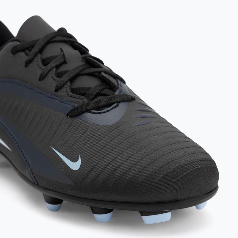 "Nike Phantom 6 Low Club MG" juodos/juodos spalvos vaikiški futbolo bateliai 7