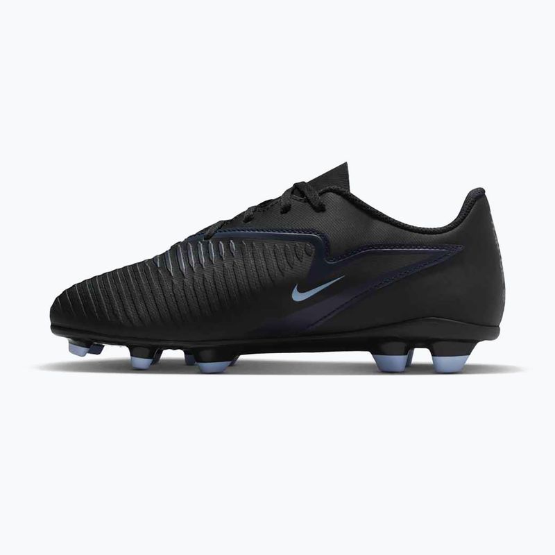 "Nike Phantom 6 Low Club MG" juodos/juodos spalvos vaikiški futbolo bateliai 2