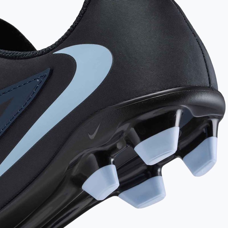 "Nike Phantom 6 Low Club MG" juodos/juodos spalvos vaikiški futbolo bateliai 7