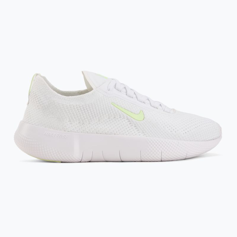 Nike Free 2025 white/barely volt/platinum tint moterų treniruočių bateliai 2