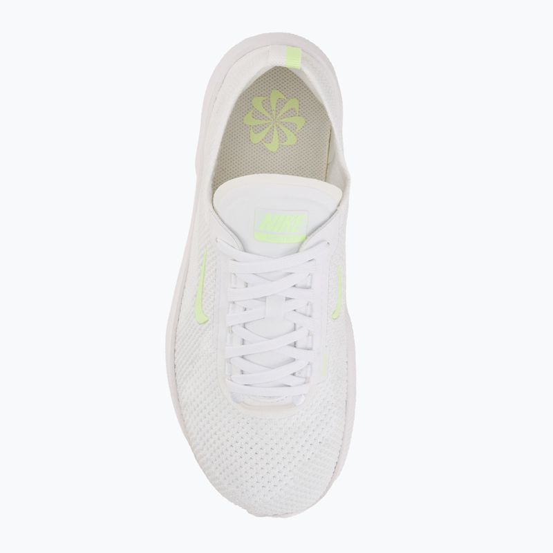 Nike Free 2025 white/barely volt/platinum tint moterų treniruočių bateliai 5