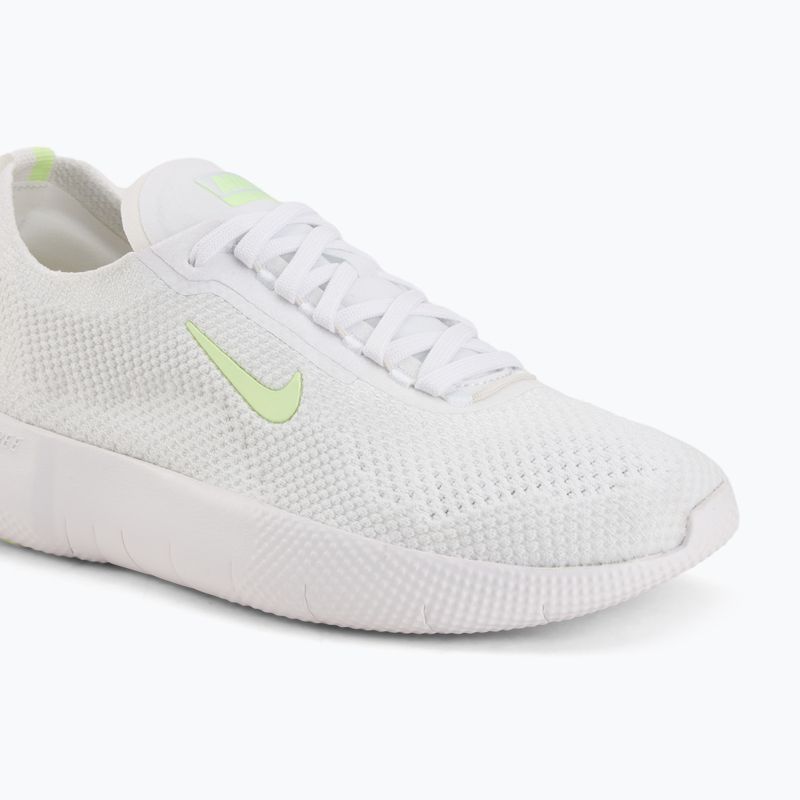 Nike Free 2025 white/barely volt/platinum tint moterų treniruočių bateliai 7