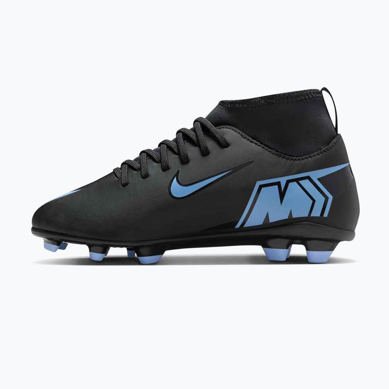 Vaikiški futbolo bateliai Nike Mercurial Superfly 10 Club FG/MG black/ice blue 9