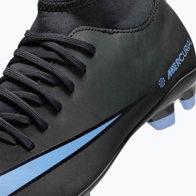 Vaikiški futbolo bateliai Nike Mercurial Superfly 10 Club FG/MG black/ice blue 13