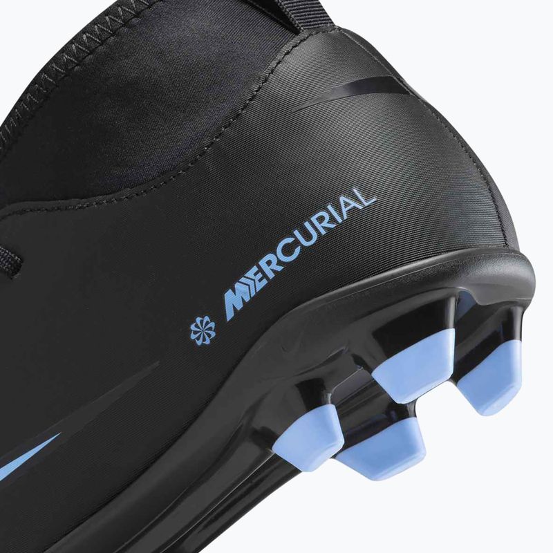 Vaikiški futbolo bateliai Nike Mercurial Superfly 10 Club FG/MG black/ice blue 14