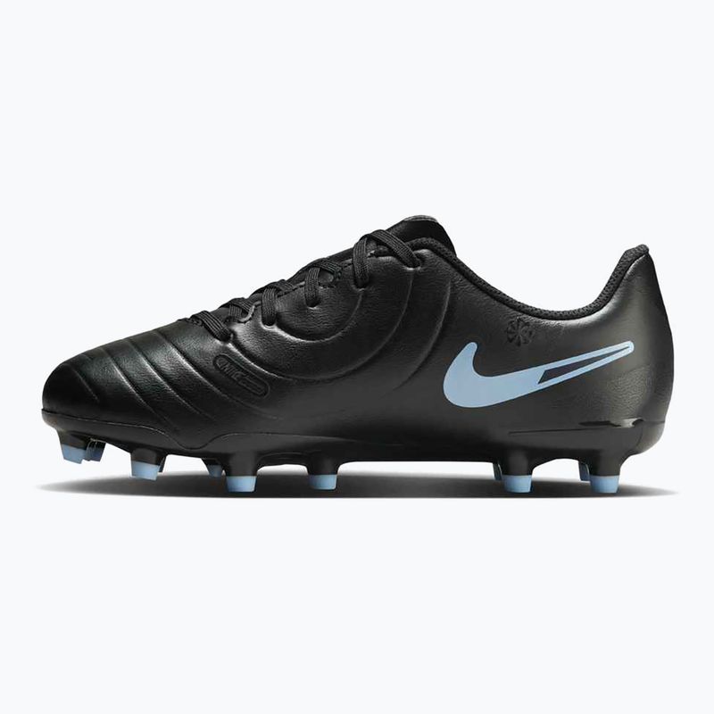 Nike Tiempo Legend 10 Club FG/MG juoda/juoda vaikiški futbolo bateliai 9