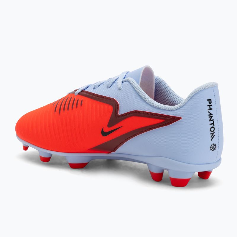 Nike Phantom 6 Low Club MG royal tint/bright crimson/black vaikiški futbolo bateliai 3
