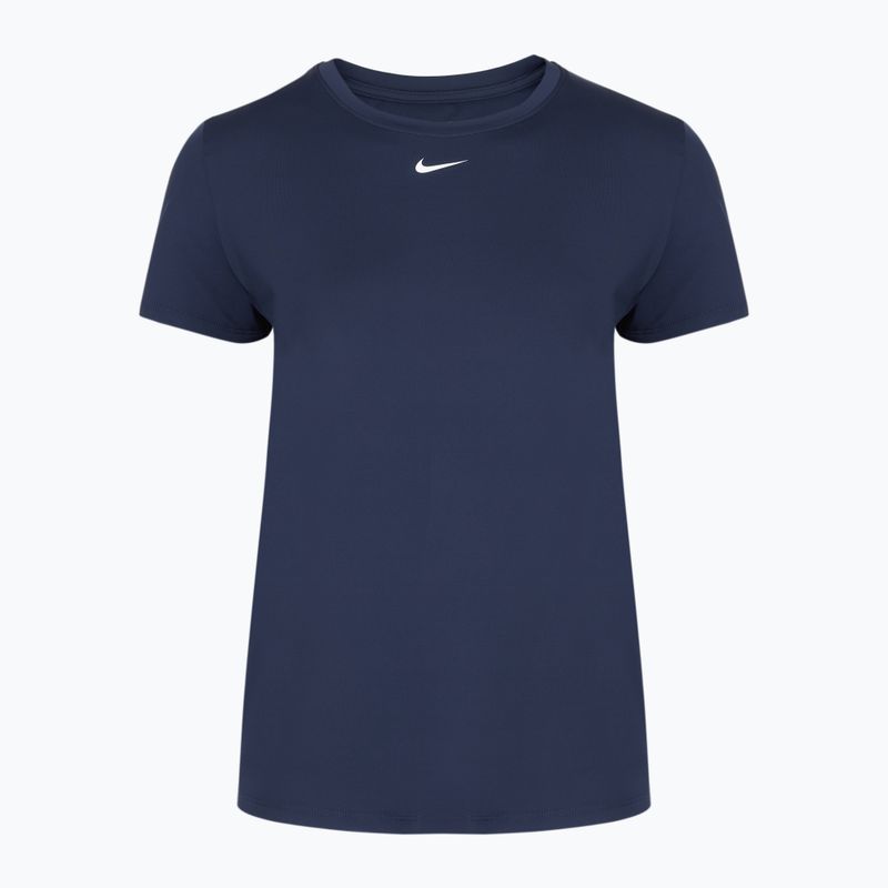 Moteriški treniruočių marškinėliai Nike One Classic Dri-Fit midnight navy/white 4