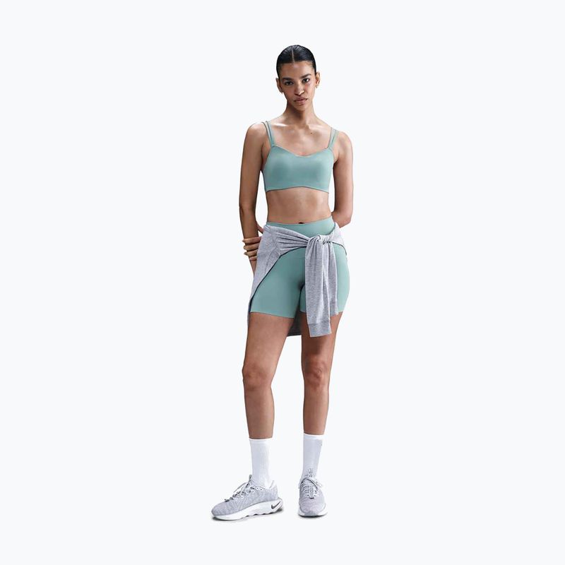 Nike Zenvy Strappy 017 kanono/baltos spalvos treniruočių liemenėlė 2