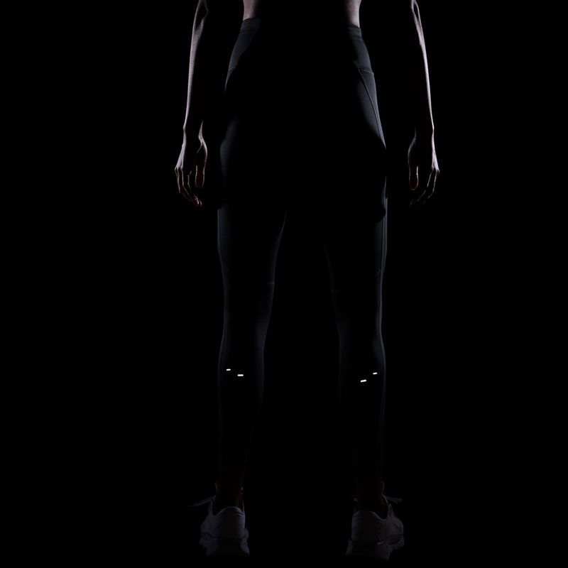 Moteriškos bėgimo tamprės Nike Tempo Swoosh Run High-Waisted 7/8 black/white 6