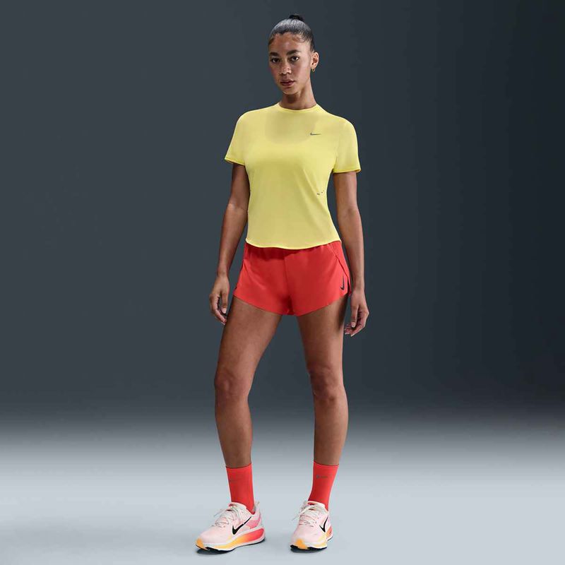 Moteriški bėgimo marškinėliai Nike Swift Dri-Fit light zitron 5